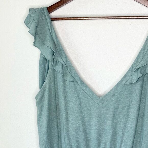 Free People Beach Lightweight Jumpsuit in Sage Green - Women’s US L - Picture 4 of 13